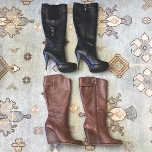 Two Pair of Guess Tall Boots - Size 6.5